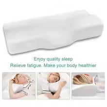 Orthopedic Latex Magnetic 50*30CM White Color Neck Pillow Slow Rebound Memory Foam Pillow Cervical Health Care Pain Release
